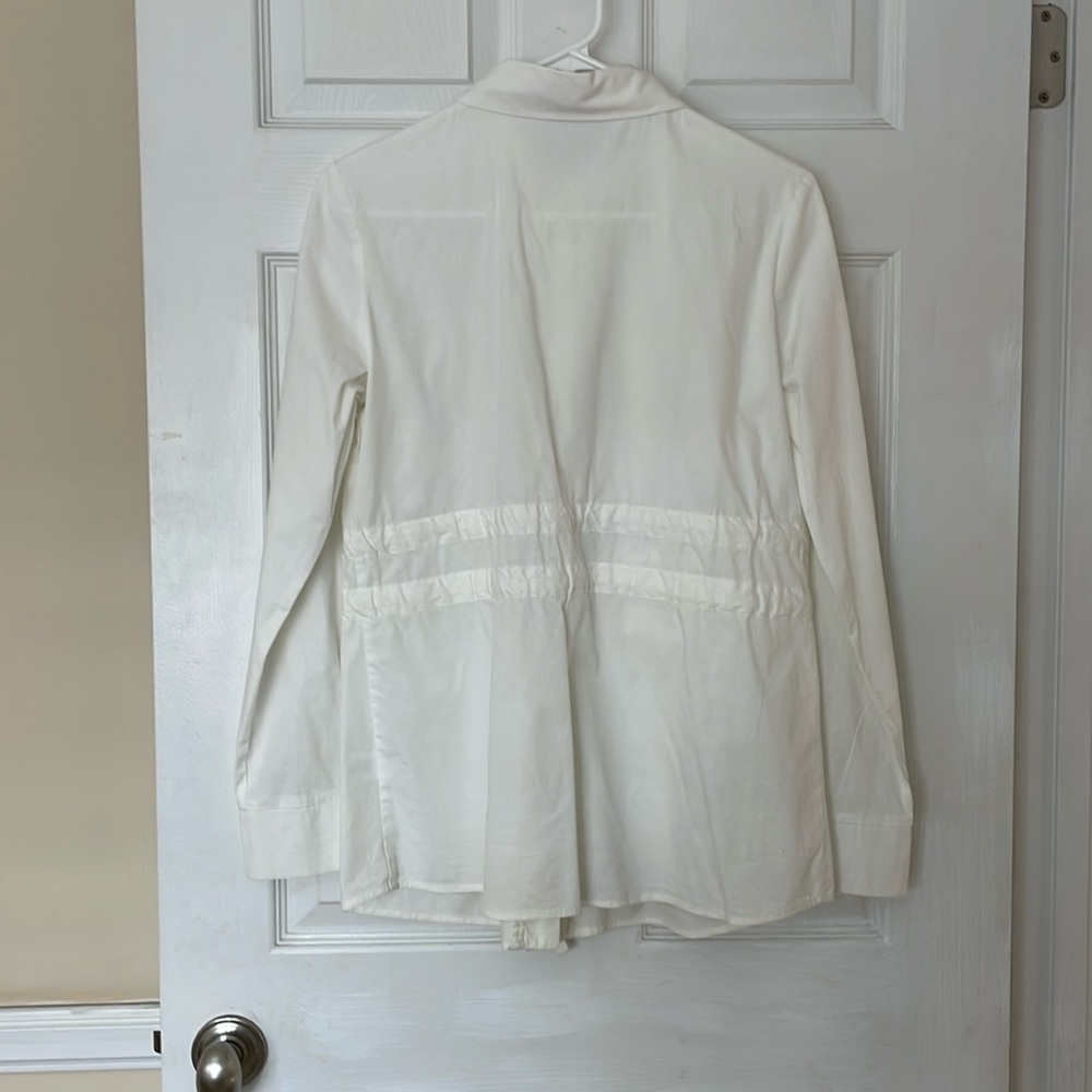 Women's Monterey Bay Long Sleeve Blouse White - Picture 2 of 4
